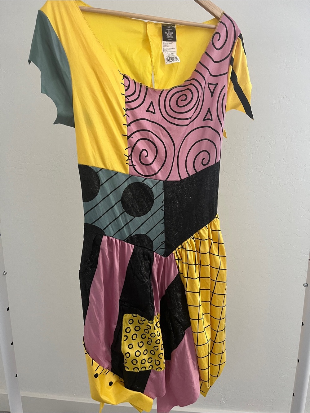 Disney Sally The Nightmare Before Christmas Patch Dress Large 12-14